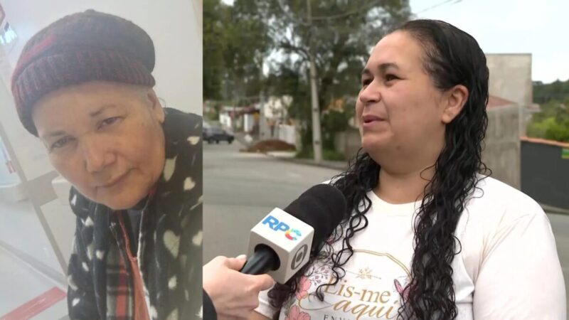 Idosa desaparecida de hospital em Curitiba é achada após TV