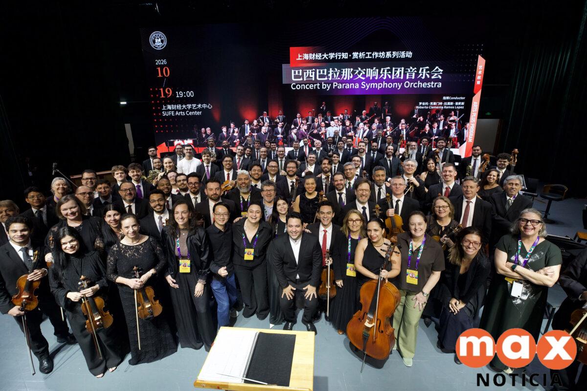Orquestra Sinfônica do Paraná brilha na China em 1ª turnê