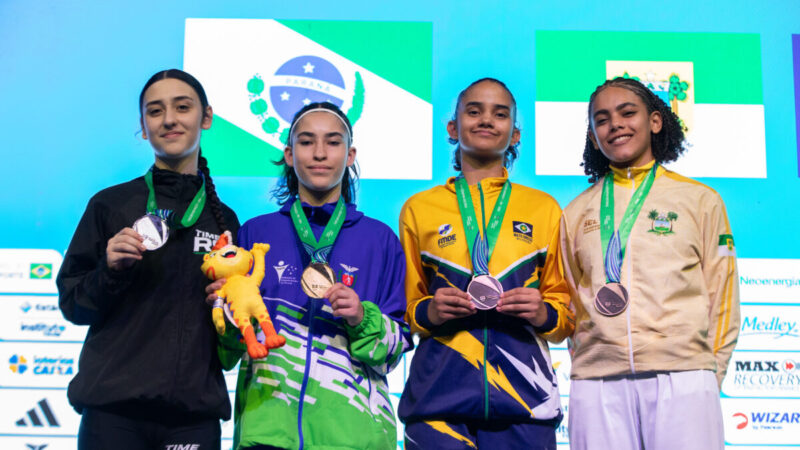 Paraná brilha e conquista 34 medalhas em Foz do Iguaçu