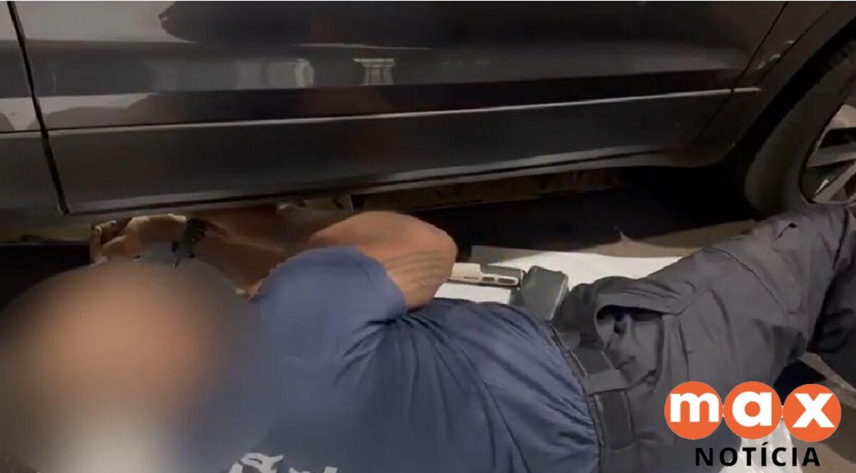 Receita Federal apreende 86 iPhones escondidos em carro na BR-277