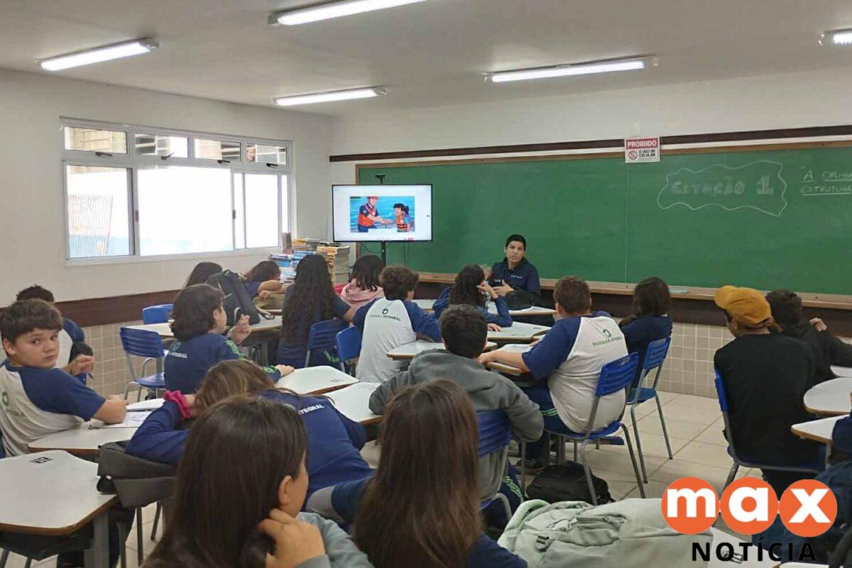 Escolas do PR promovem prevenção a desastres e fenômenos climáticos
