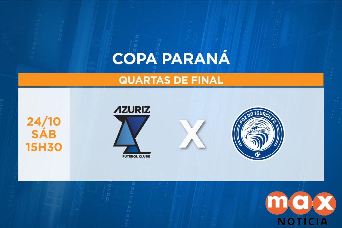 Copa Paraná: TV Paraná Turismo transmite Azuriz x Foz ao vivo