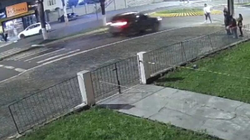 Atropelamento em Mangueirinha: vídeo flagra motorista embriagado